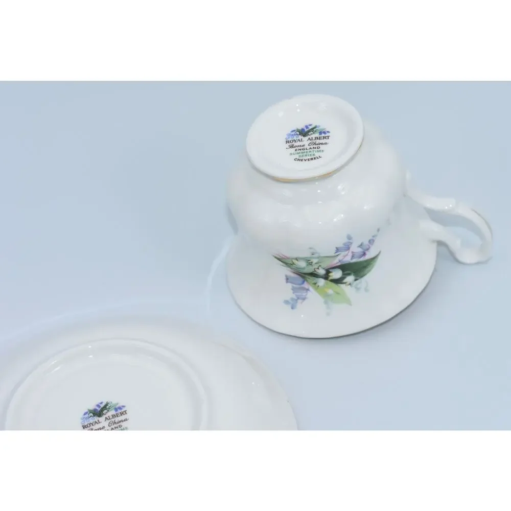 Royal Albert Summertime Series CHEVERELL Tea Cup and Saucer Set